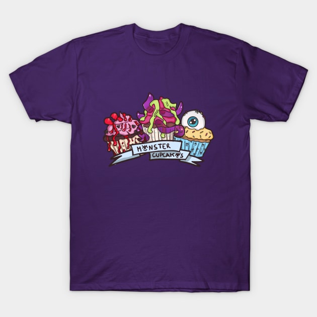 Monster Cupcakes T-Shirt by TeeAgromenaguer